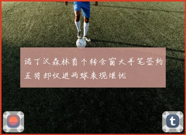 诺丁汉森林首个转会窗大手笔签约五将却仅进两球表现堪忧